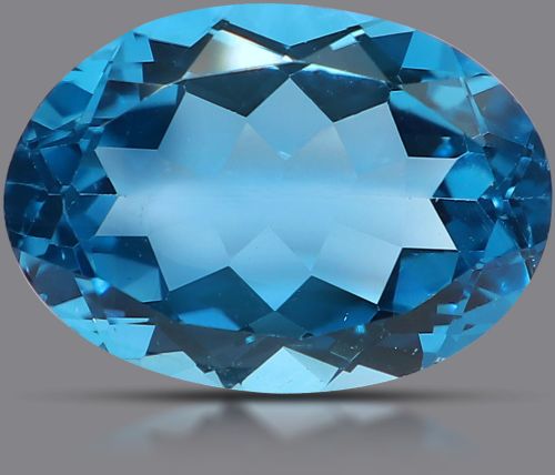 Polished Blue Topaz Stone TGM-0020, Brand Name : Dhruv Gems