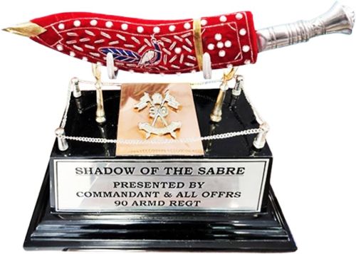 Metal Polished Decorated Swords Memento Antique