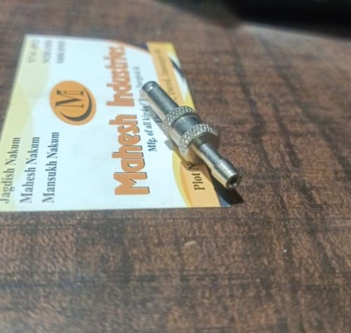 Powder Coated Stainless Steel NIBP Cup Hose Connector, Color : Silver