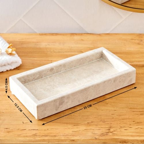 Polished Marble Stone Trays, Shape : Rectengular