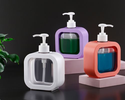 Glass Liquid Soap Dispenser Set, Capacity : 300ml