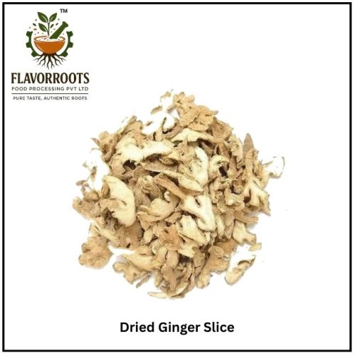Dried Ginger Slices, Color : Brown