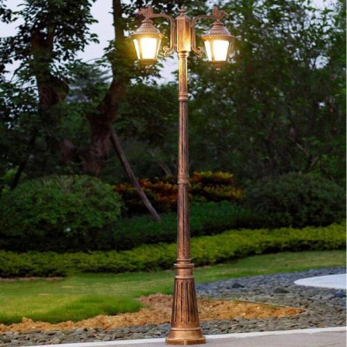 Color Coated Cast Aluminium Decorative Lighting Pole, Color : Silver