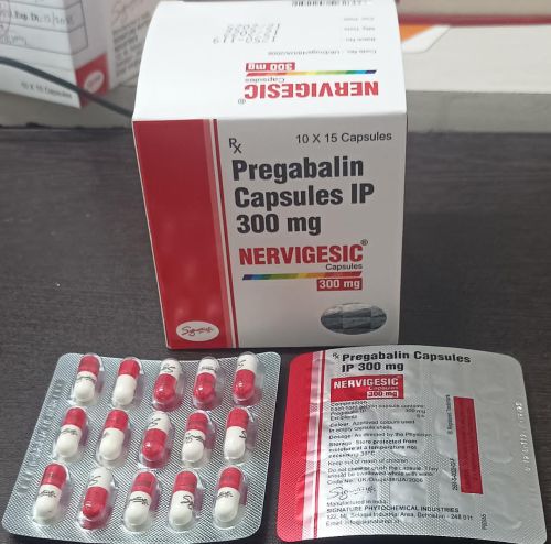 Nervigesic 300mg Capsule, Strength : 100mg, Packaging Type : Strips