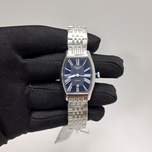 Longines Evidenza Steel Black Roman Marking Dial Swiss Watch