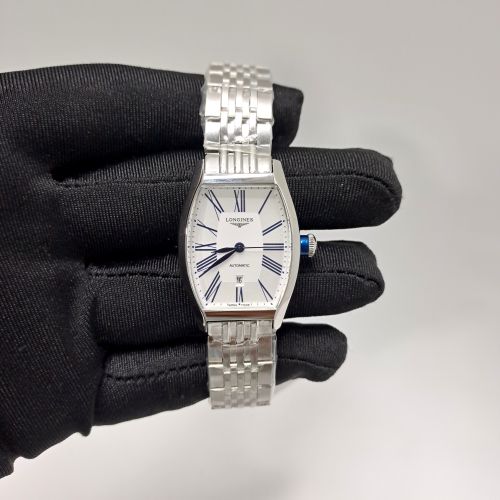 Longines Evidenza Steel White Roman Marking Dial Swiss Watch