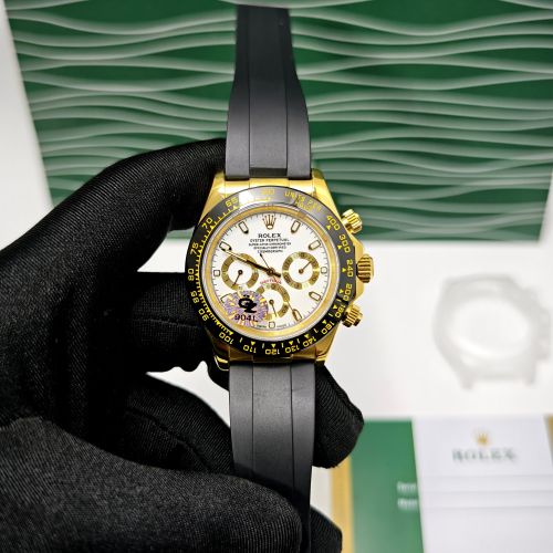 Rolex Oyster Perpetual Cosmograph Daytona Golden Swiss Semi Eta Automatic Watch