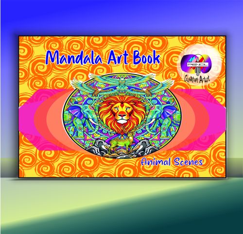 Mandala Coloring Books A5 (Landscape), Brand Name : PENCIL