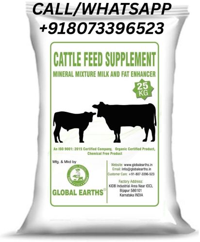 Cattle Feed Supplement, Brand Name : Global Earths, Form : Powder