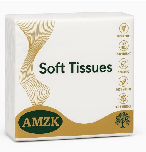 Soft Tissue Paper, Color : White, Brand Name : Amzk