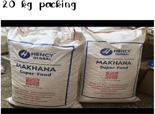 20 Kg Hancy Global Makhana, Color : White