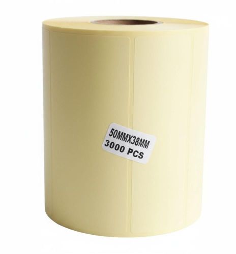 Barcode Sticker, Color : White