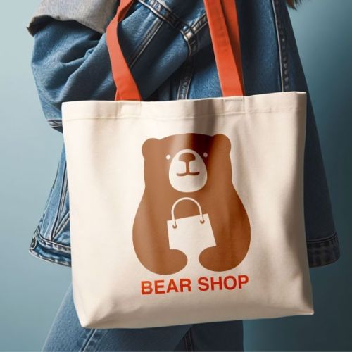 Printed Canvas Beach Bag Body 52cm X 42cm, Technics : Machine Made