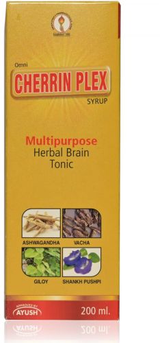 Omni Cherrin Plex Syrup, Packaging Size : 200 Ml, Form : Liquid