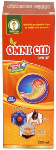 Omni Cid Syrup, Form : Liquid, Packaging Type : Plastic Bottles
