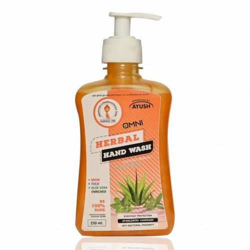 Omni Herbal Hand Wash, Form : Liquid