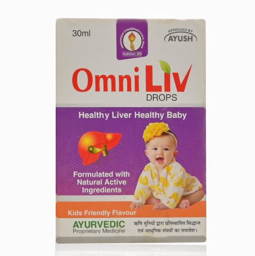 Omni Liv Drops Syrup, Form : Liquid, Packaging Size : 30 Ml