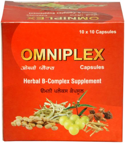 Omniplex Capsules, Packaging Type : Box, Certification : Gmp
