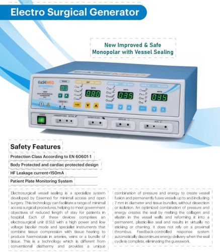 Monoseal Prime 400W Digital Cautery With Vessel Sealing System