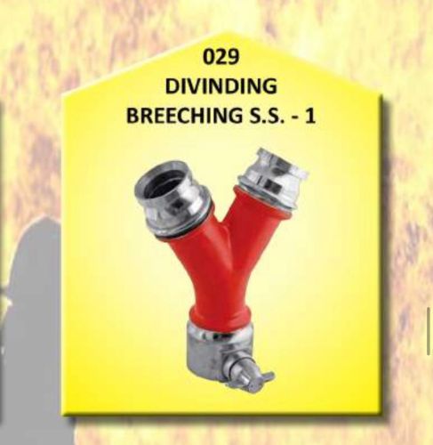 Steel Controlled Dividing Fire Breeching, Color : Red