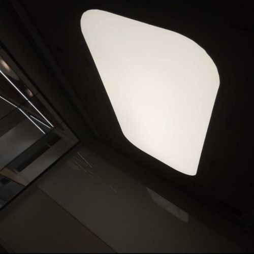 PVC White Translucent Stretch Ceilings, Size : Customizable