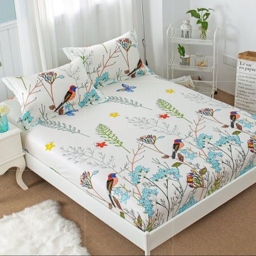 Cotton Polyester Printed Bed Sheets, Color : Multicolor Standard