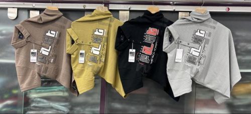 Men Collar Printed Cotton T Shirts, Color : Multiple Colors