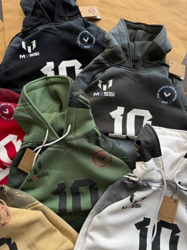 Cotton-blend Fabric Trendy Men Printed Hoodie