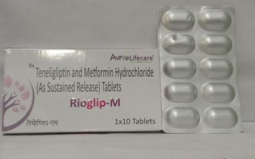 Rioglip M Teneligliptin Metformin Hydrochloride Tablet