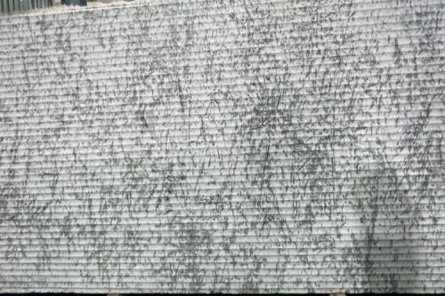 White Xm Flute Finish Marble Slab, Shape : Rectangular