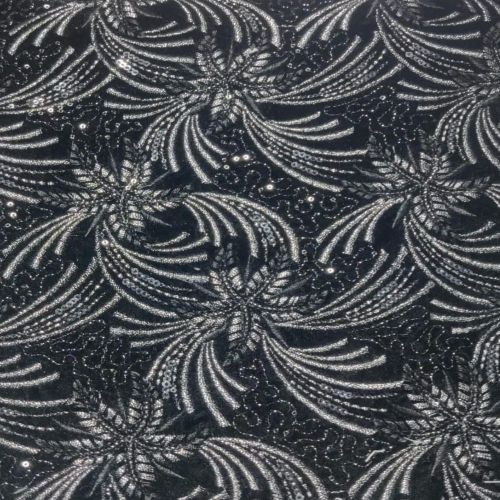 Viscose Embroidered Fabric