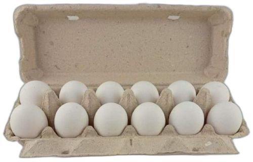 12 Pieces Fresh White Eggs for Cooking, Baking, Breakfast