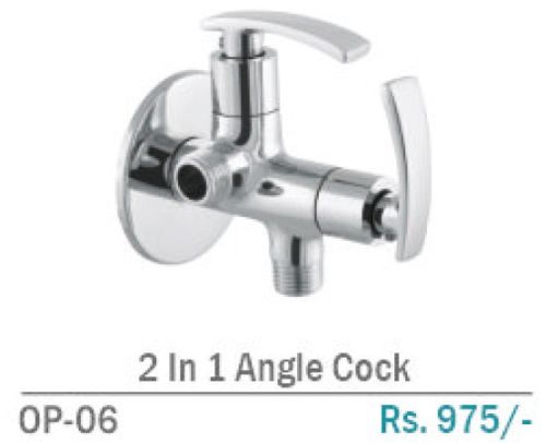 OP-06 2 In 1 Brass Dual Control Angle Cock