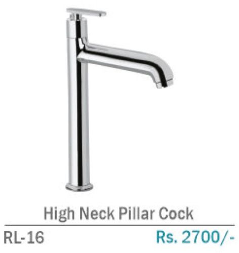 RL-16 Brass Counter High Neck Pillar Cock