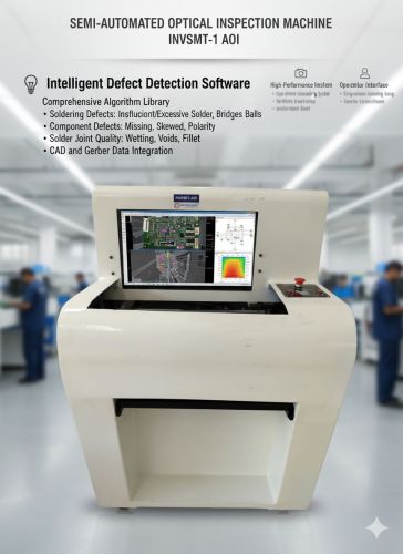 Semi Automated Optical Inspection Machine, Color : White