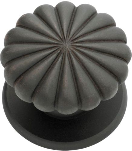 Black Cast Iron Door Knob, Shape : Round