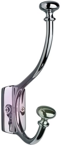 Wall Mounted Silver Plated Brass Hook for Towels, Or Keys