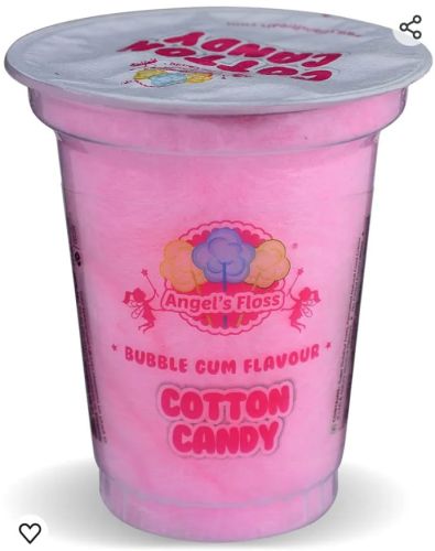 Cotton Candy Plastic Glass, Color : Multicolor