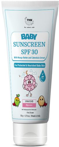 Tnw -the Natural Wash Baby Sunscreen, Color : Creamy