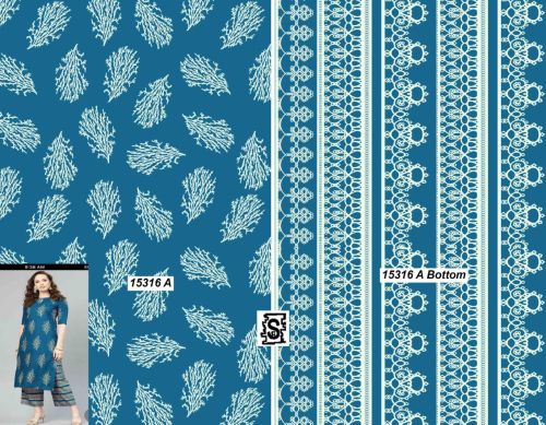 Ladies Digital Print Co-ord Set Fabric, Color : Multicolor