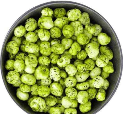 Edible Vegetable Oil Pudina Roasted Makhana, Color : Green