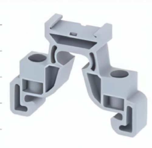 Polished Plastic End Clamp, Color : White for Industrial