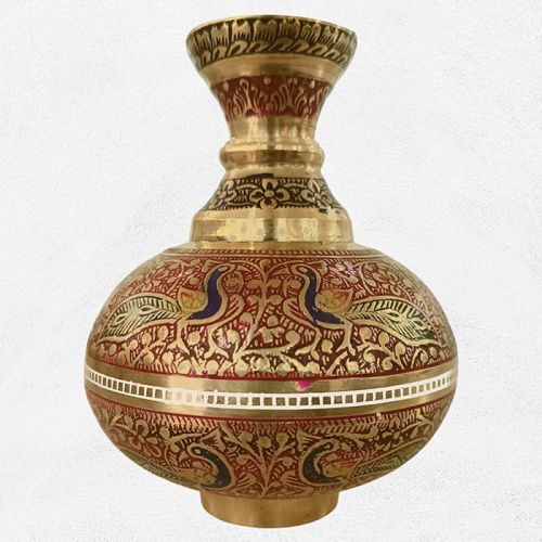 Polished Handicraft Antique Brass Flower Vase 6 Inch - 12 Inch