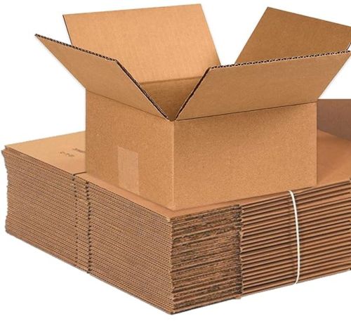 Plain Brown Corrugated Box, Shape : Rectangular for Packaging Use