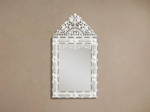 Mop & Bone Arch Pediment Wall Mirror Frame