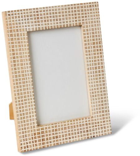 Mosaic Checkered Wood Photo Frame 4 X 6 Inches (Customizable)