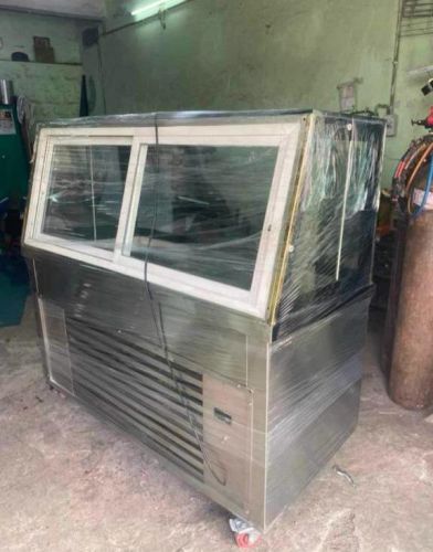 Electric Stainless Steel Moveable Fish Display Counter