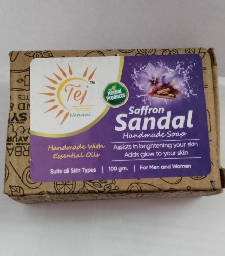 Sandalwood 100gm Saffron Sandal Handmade Soap