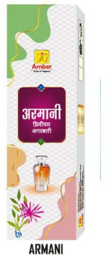 Amber Armani Premium Incense Sticks, Color : Brown
