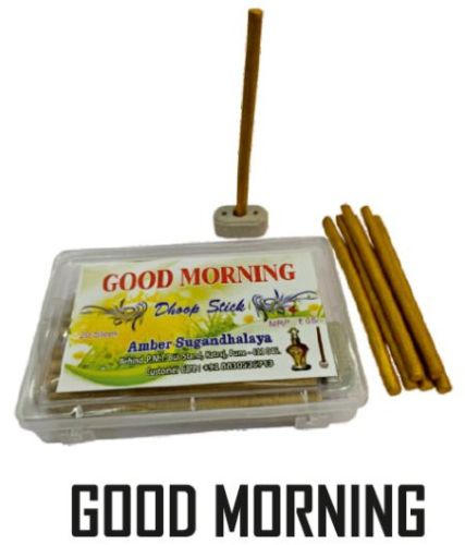 Amber Good Morning Premium Doop Stick, Color : Light Brown